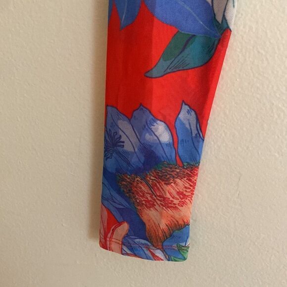 TROPICAL SUMMER TWO PIECE SKIRT SET FLORALS - Picture 8 of 8